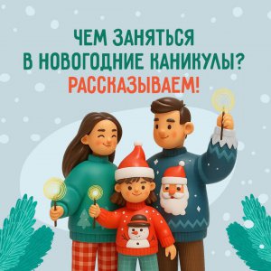 Наполните праздничные дни яркими эмоциями и приятными воспоминаниями